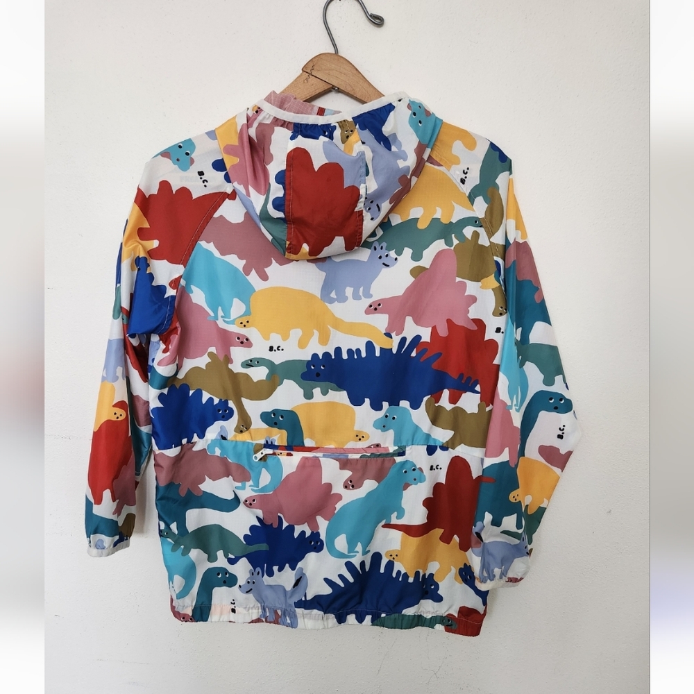 Dinos All Over Rain Jacket By Bobo Choses Size 10/11 Boy Or Girl - Picture 5 of 9